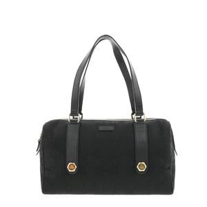 Gucci Horse Bit Tote Handbag Black